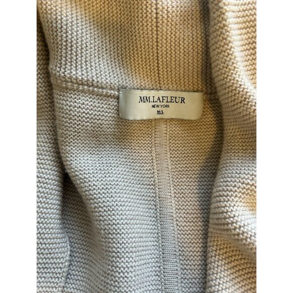 M.M. LaFleur Merino Wool Wrap Belt Cardigan Sweater - Picture 3 of 9